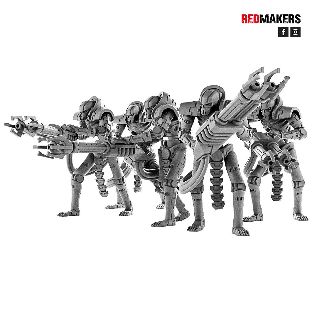 Red Makers - Immortal Robots - Tomb World x5 (Custom Order)