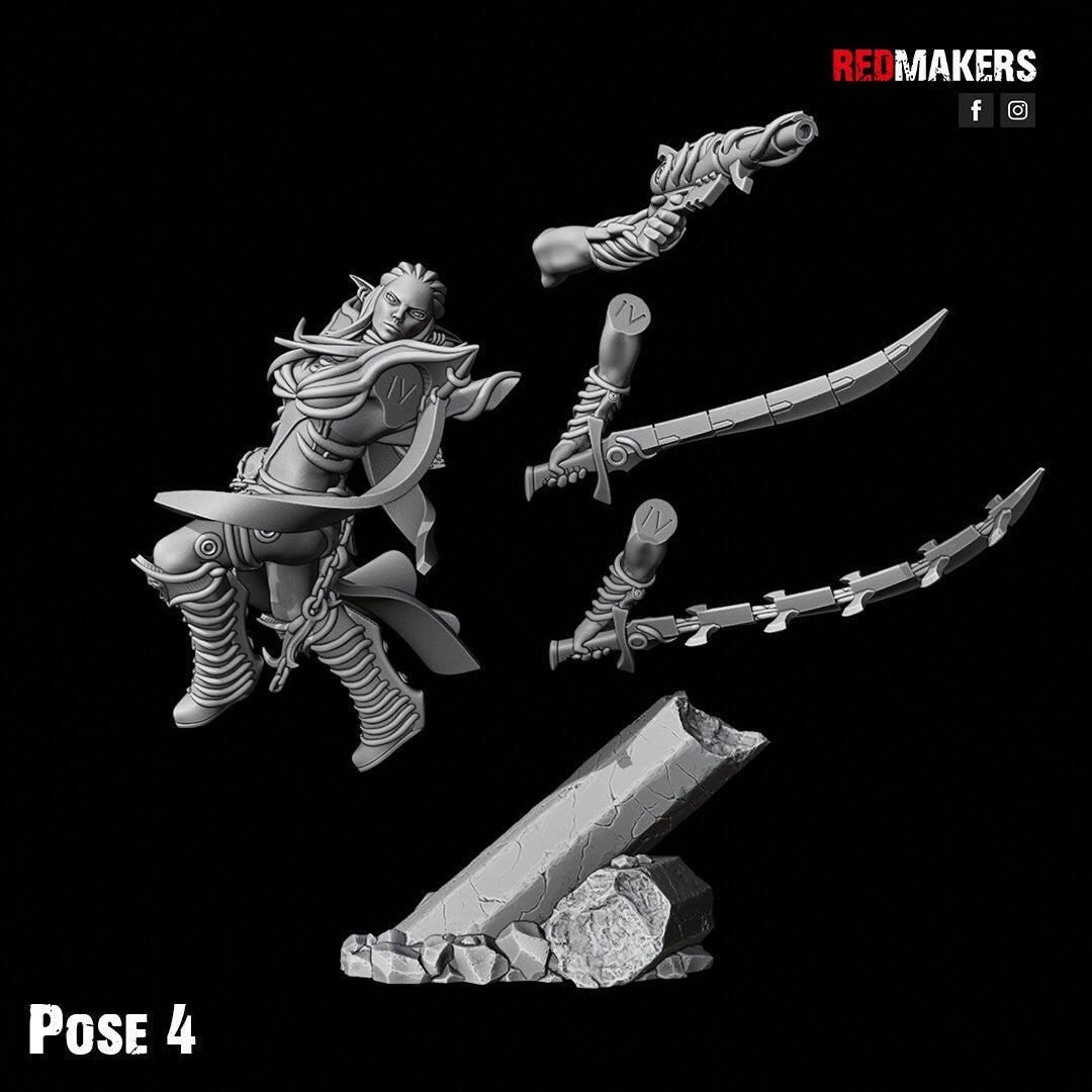 Red Makers - Dark Space Elves - Kill Squad (Custom Order)