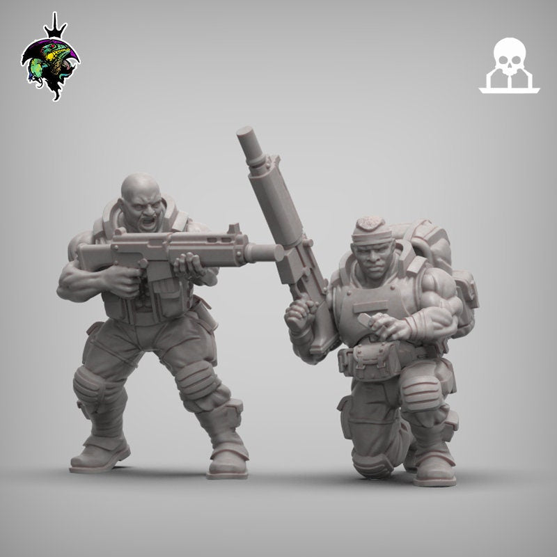 SpaceNam - Infantry Squad V2.0 x10 - Reptilian Overlords (Custom Order)