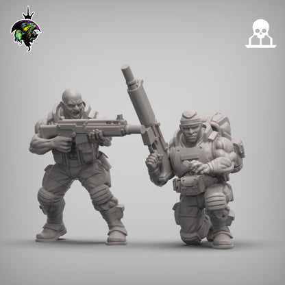 SpaceNam - Infantry Squad V2.0 x10 - Reptilian Overlords (Custom Order)