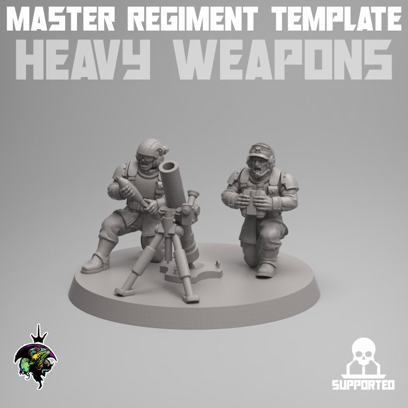 MRT - Heavy Weapon Teams x3 - Reptilian Overlords (Custom Order)