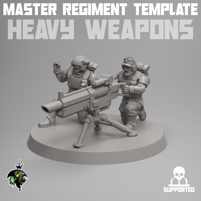 MRT - Heavy Weapon Teams x3 - Reptilian Overlords (Custom Order)