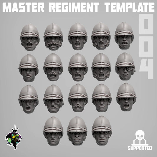 MRT - Heads Set 04 - Reptilian Overlords (Custom Order)