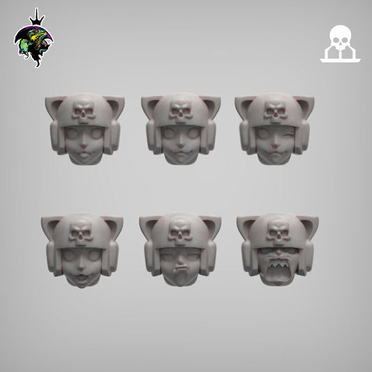 MRT - Heads Set Catanyans - Reptilian Overlords (Custom Order)