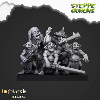 Highland Miniatures - Steppe Goblors x12 - Fantasy / D&D (Custom Order)