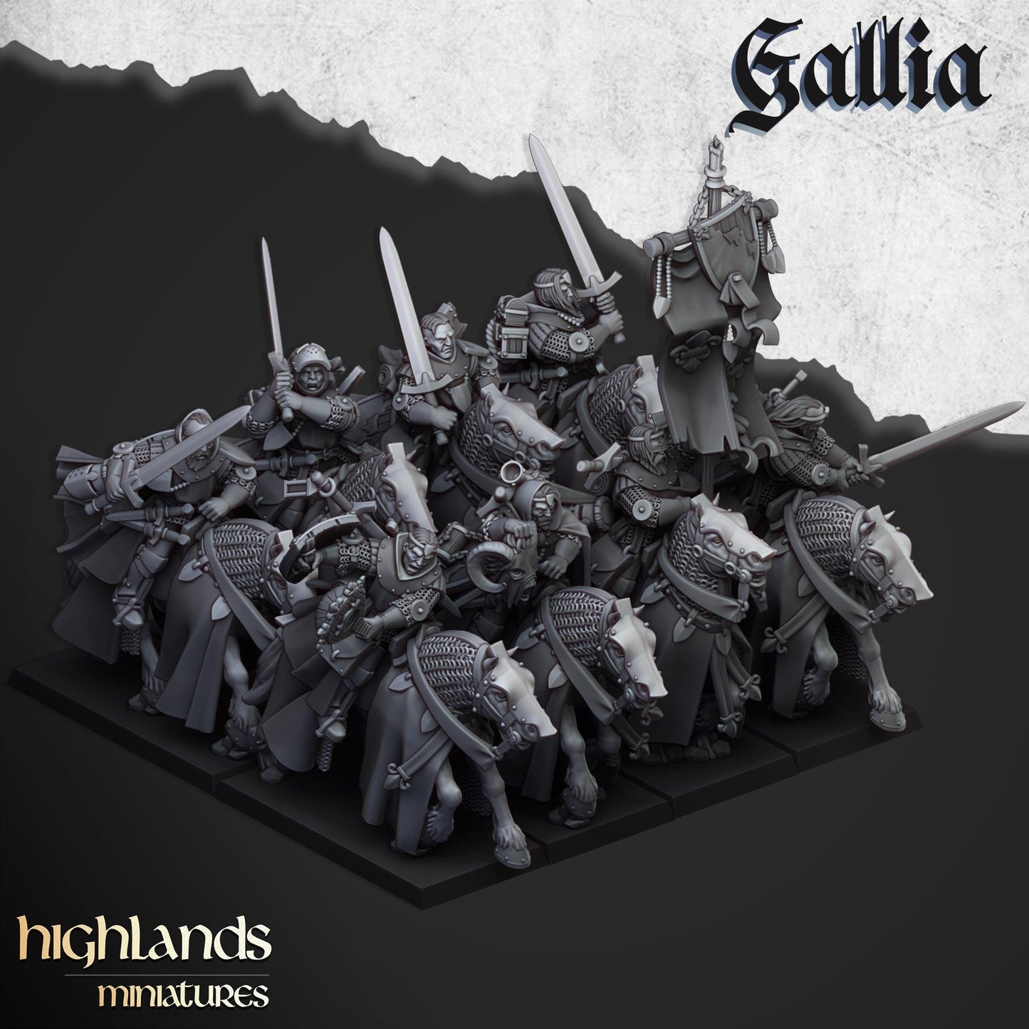 Highland Miniatures - Questing Knights - Fantasy / D&D (Custom Order)