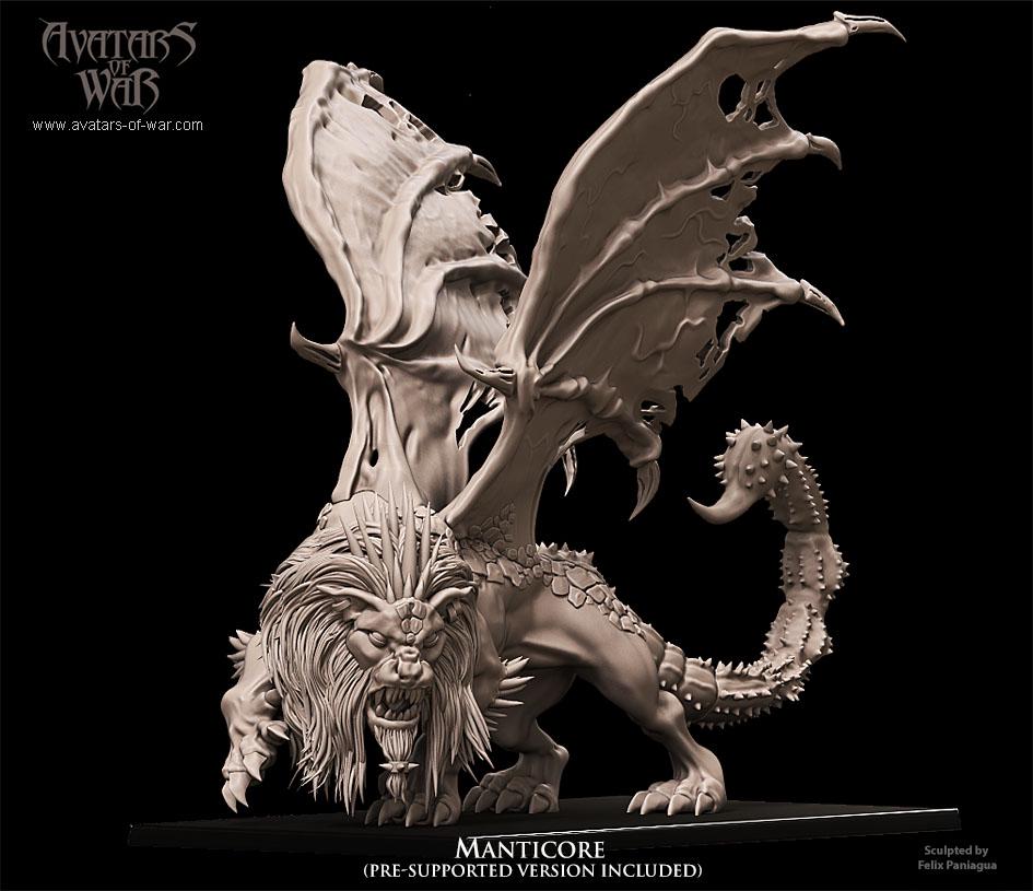 Avatars of War - Manticore - Fantasy / D&D (Custom Order)