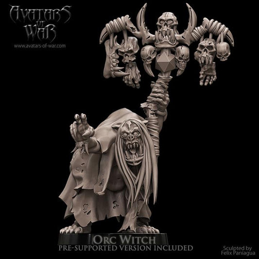 Avatars of War -  Orc Witch - Fantasy / D&D (Custom Order)