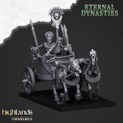 Highland Miniatures - Ancient Skeletal Chariots - Fantasy / D&D (Custom Order)