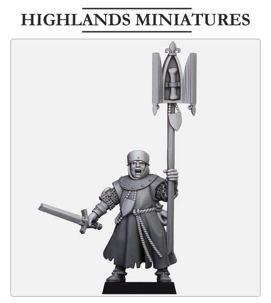 Highland Miniatures - Gallia Cleric with Relic - Fantasy / D&D (Custom Order)