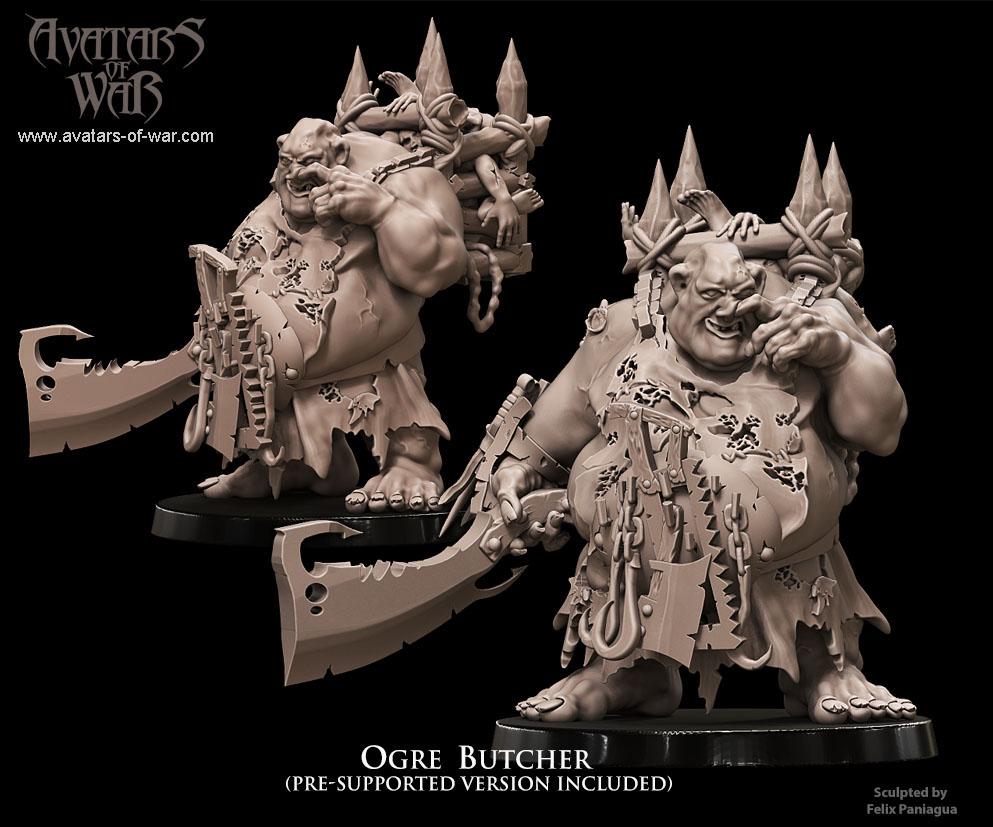 Avatars of War - Ogre Butcher - Fantasy / D&D (Custom Order)