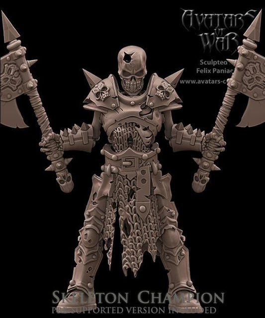 Avatars of War - Skeleton Champion - Fantasy / D&D (Custom Order)