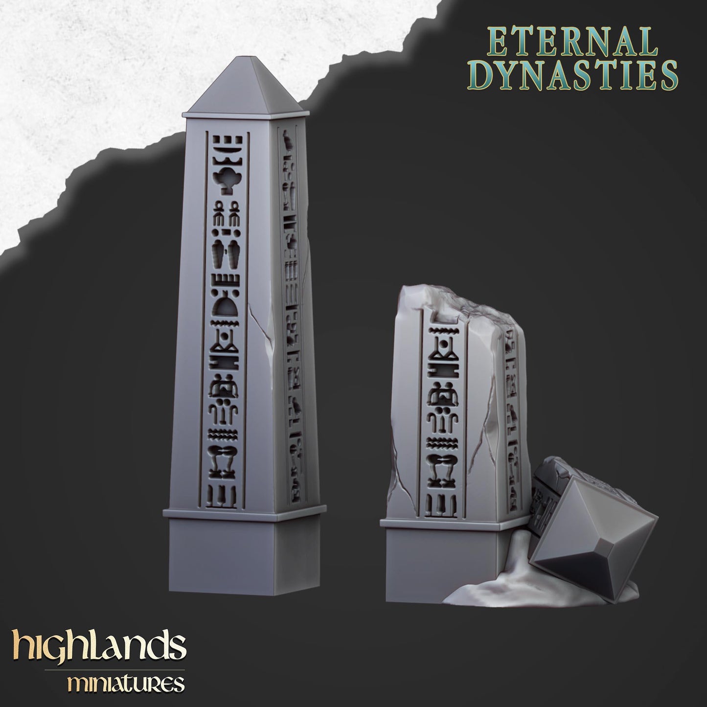 Highland Miniatures - Ancient Obelisk - Fantasy / D&D (Custom Order)