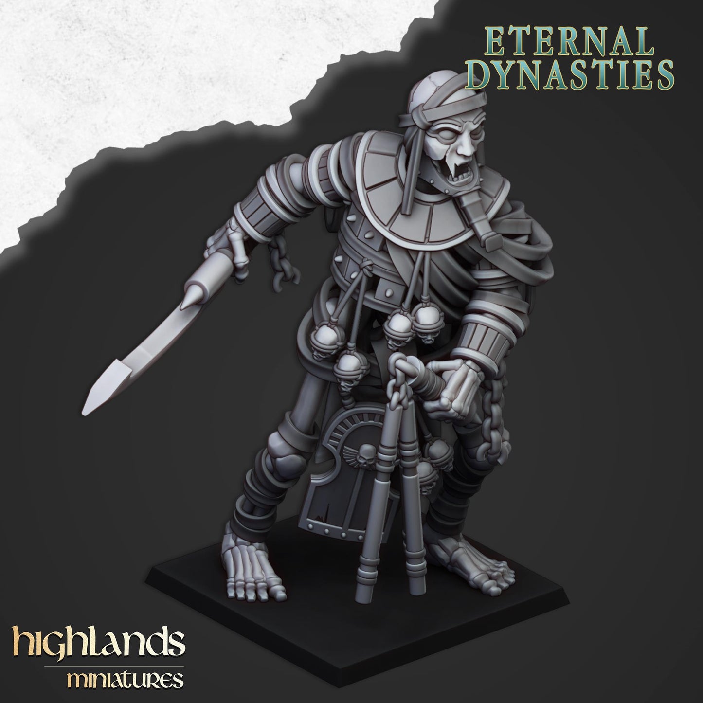 Highland Miniatures - Ancient Skeletal Colossi - Fantasy / D&D (Custom Order)