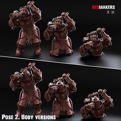 Red Makers - Solar Guard Tank Commanders (Custom Order)