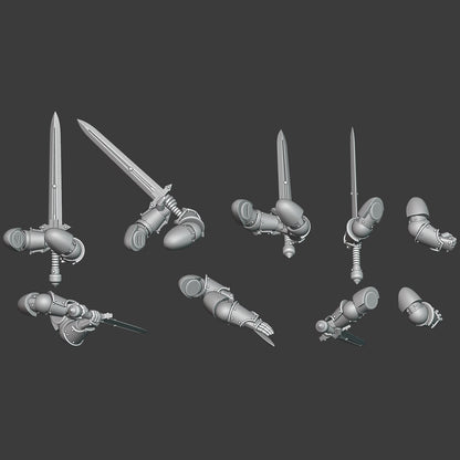 Heresy Gen 3 Great Sword Arm Pairs x10 (Custom Order)