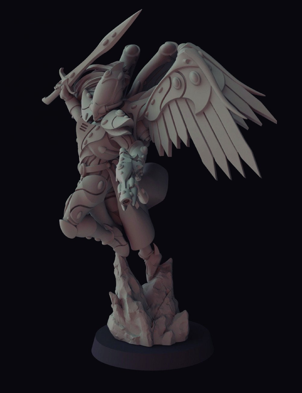 Aeterni Fantasy Cult Miniatures Sky Fighter Lord (Custom Order)