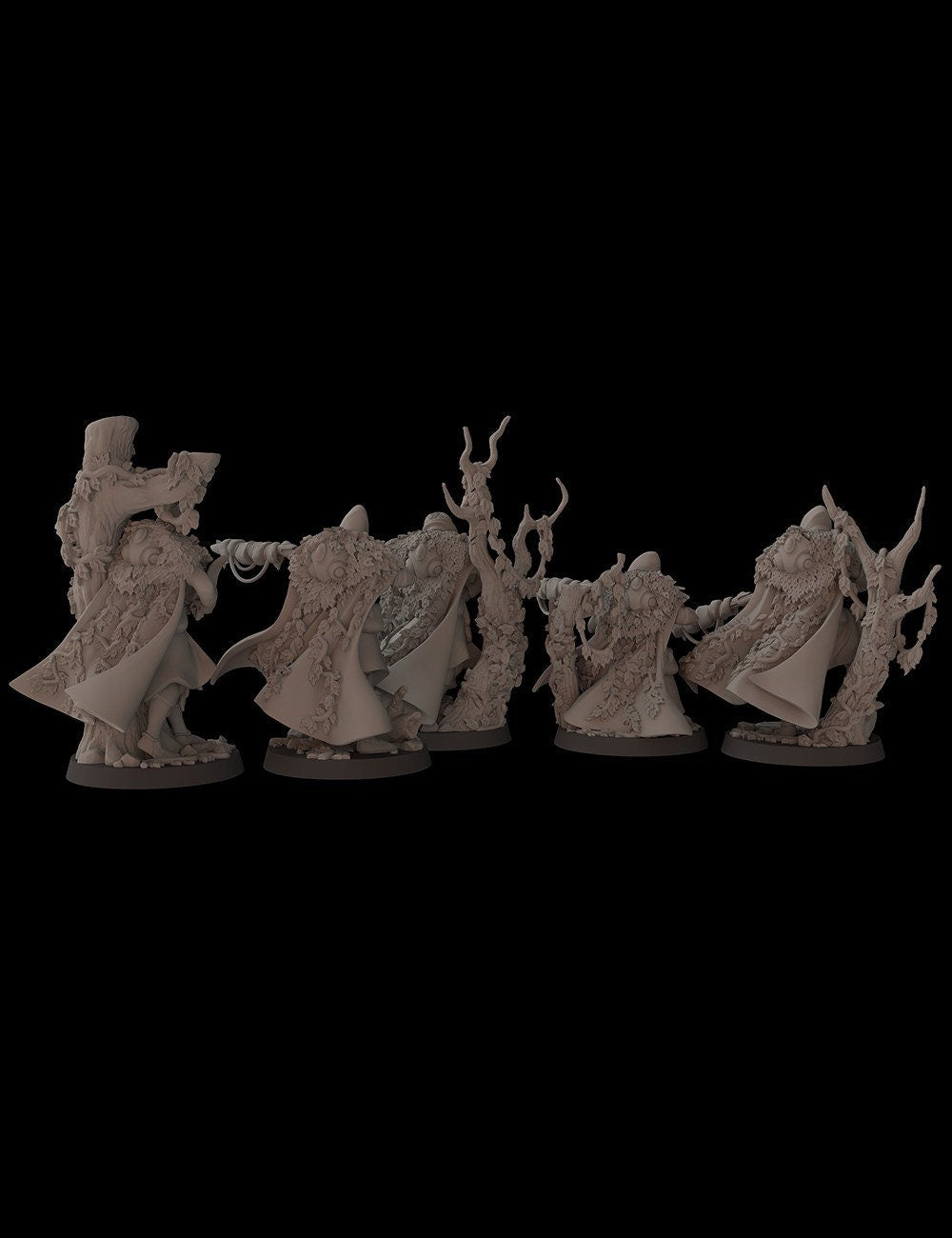 Aeterni Fantasy Cult Miniatures Primeval Recon Squad x5 (Custom Order)