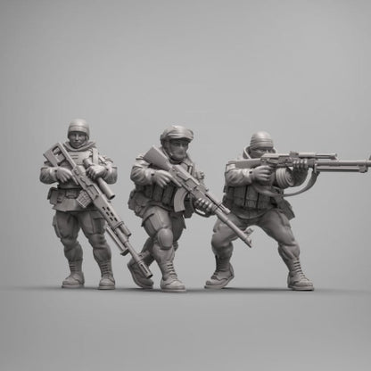 Reptilian Overlords Ukrainian Soldiers Squad x3 (Custom Order)