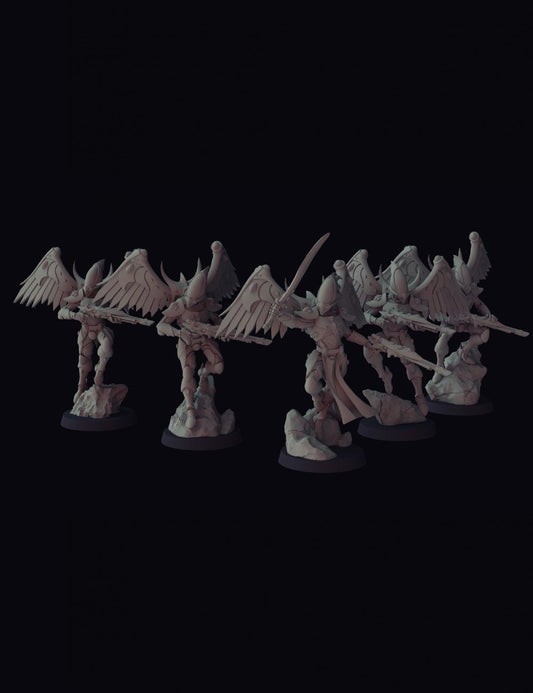 Aeterni Fantasy Cult Miniatures Sky Fighters x5 (Custom Order)