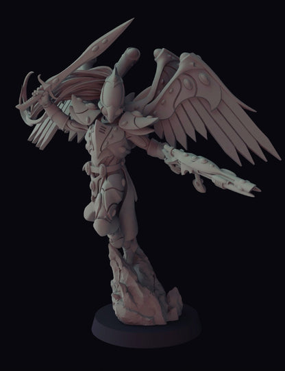 Aeterni Fantasy Cult Miniatures Sky Fighter Lord (Custom Order)