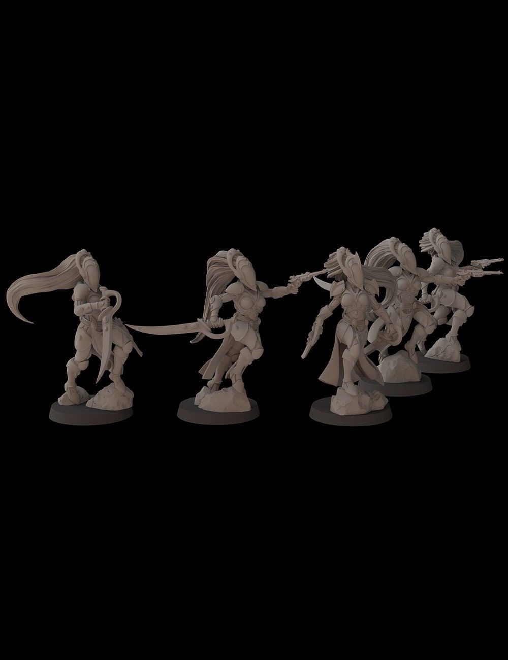Aeterni Fantasy Cult Miniatures Wild Maiden x5 (Custom Order)
