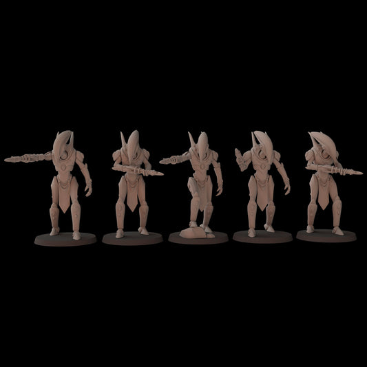 Aeterni Fantasy Cult Miniatures Umbral Fighters x5 (Custom Order)