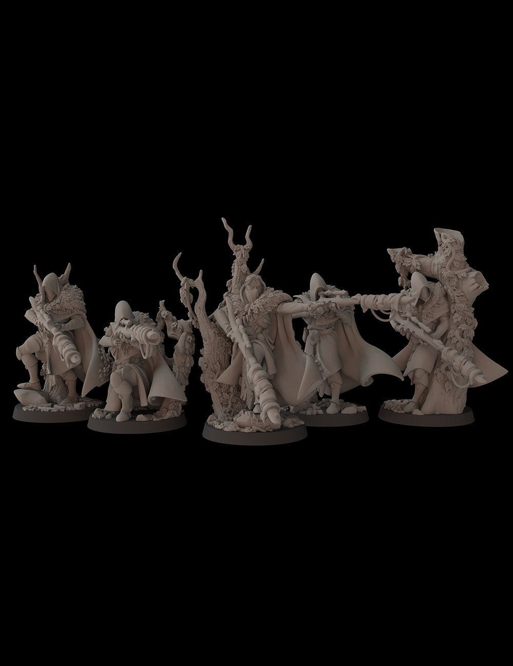 Aeterni Fantasy Cult Miniatures Primeval Recon Squad x5 (Custom Order)