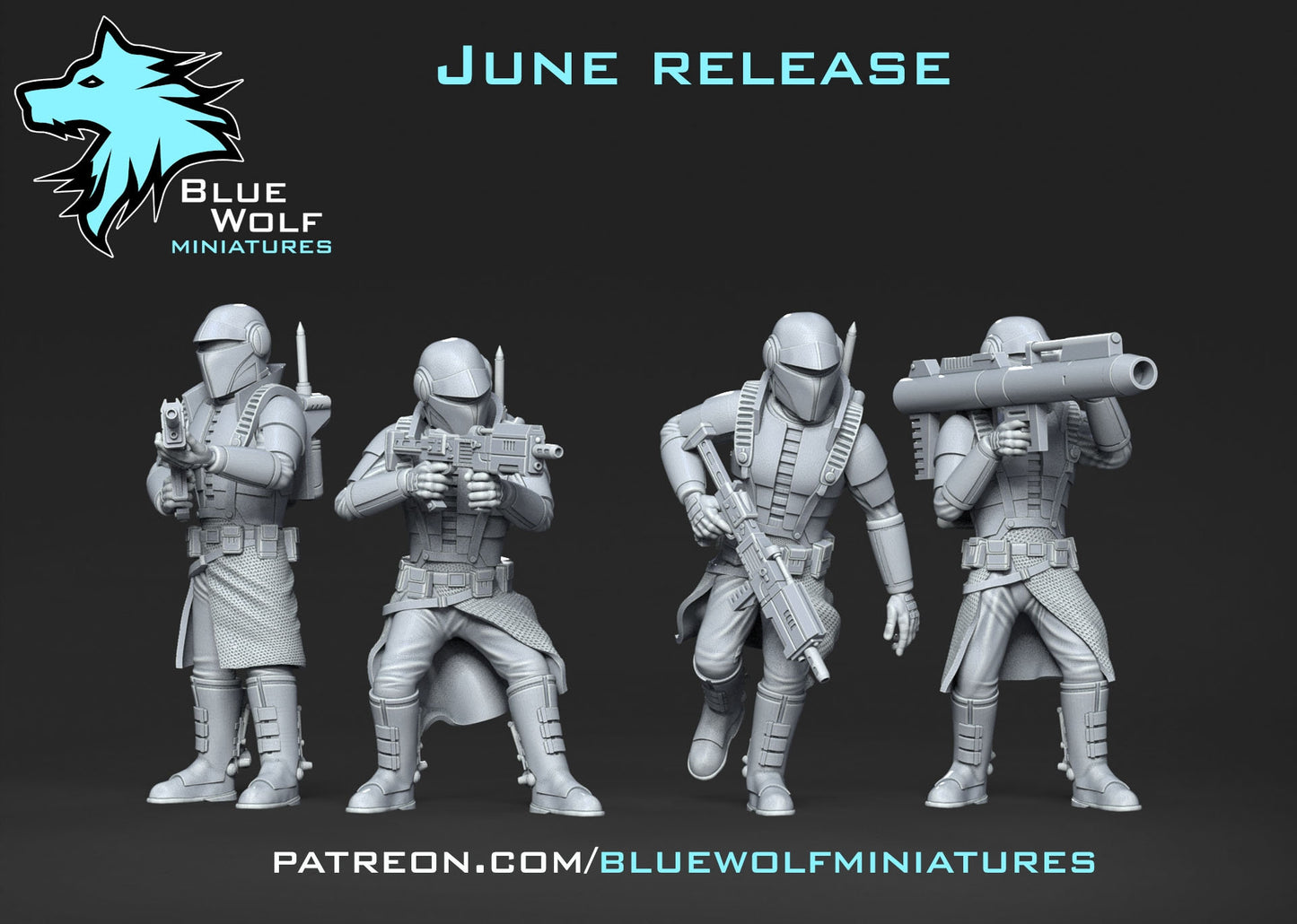 Legion - Nimbus Commandos (Custom Order) Blue Wolf Miniatures