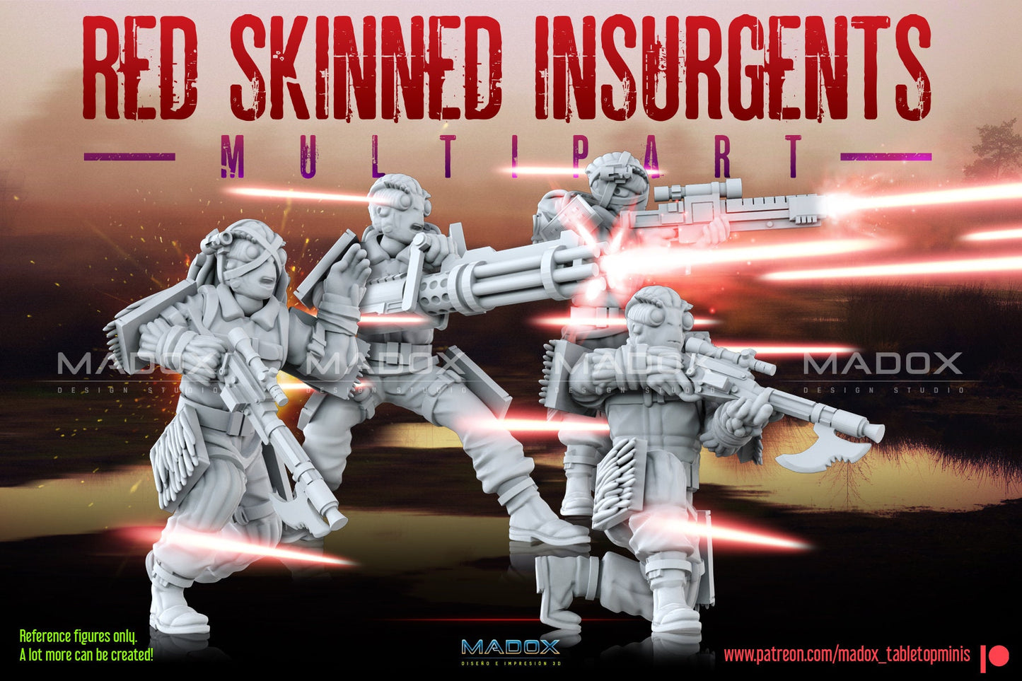 Legion - Red Skinned Insurgents (Custom Order)