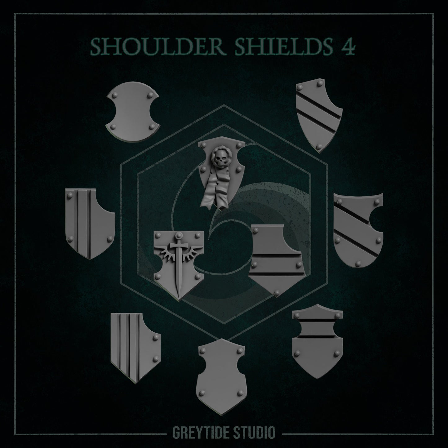 GreyTide Studios Shoulder Shield Pack (Custom Order)