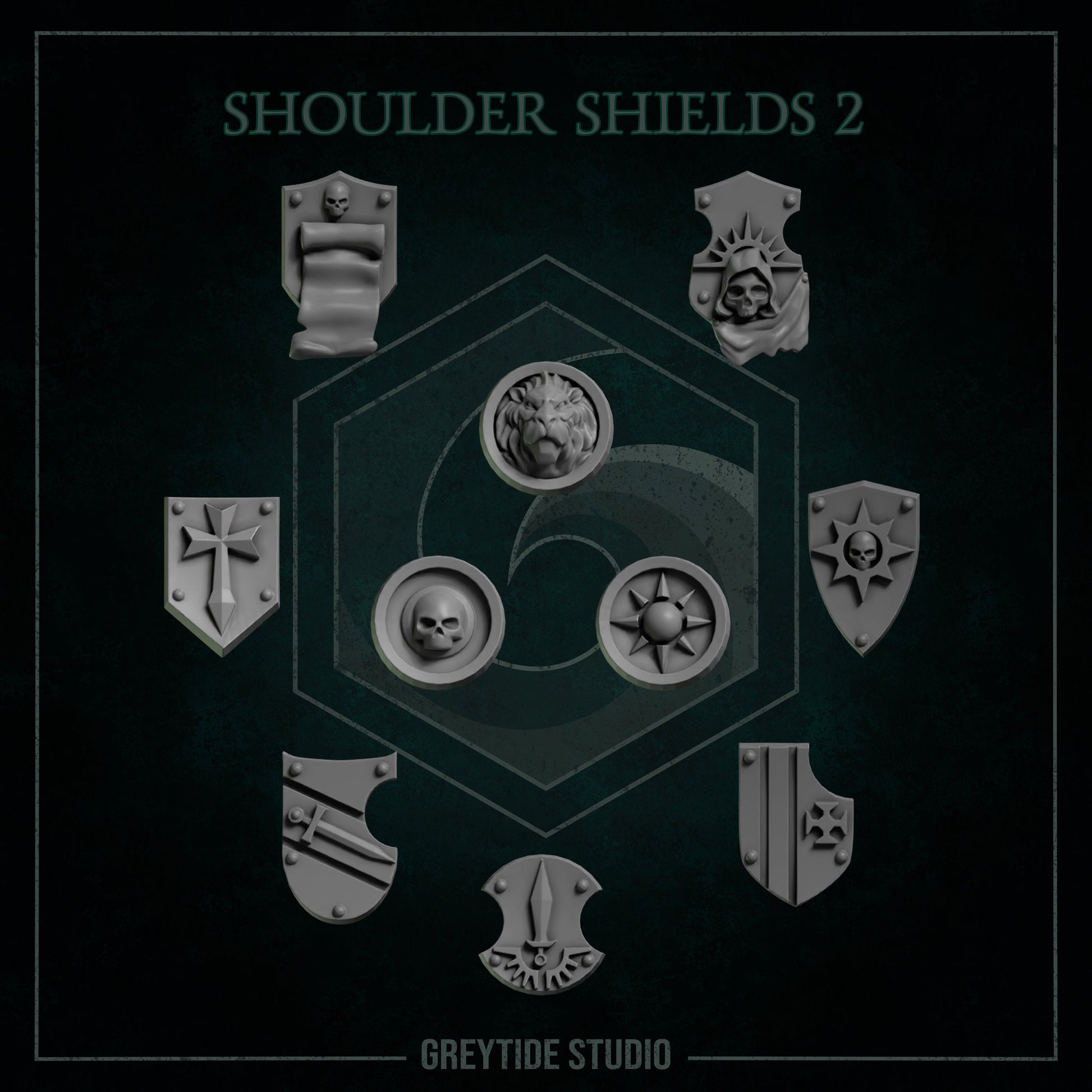 GreyTide Studios Shoulder Shield Pack (Custom Order)