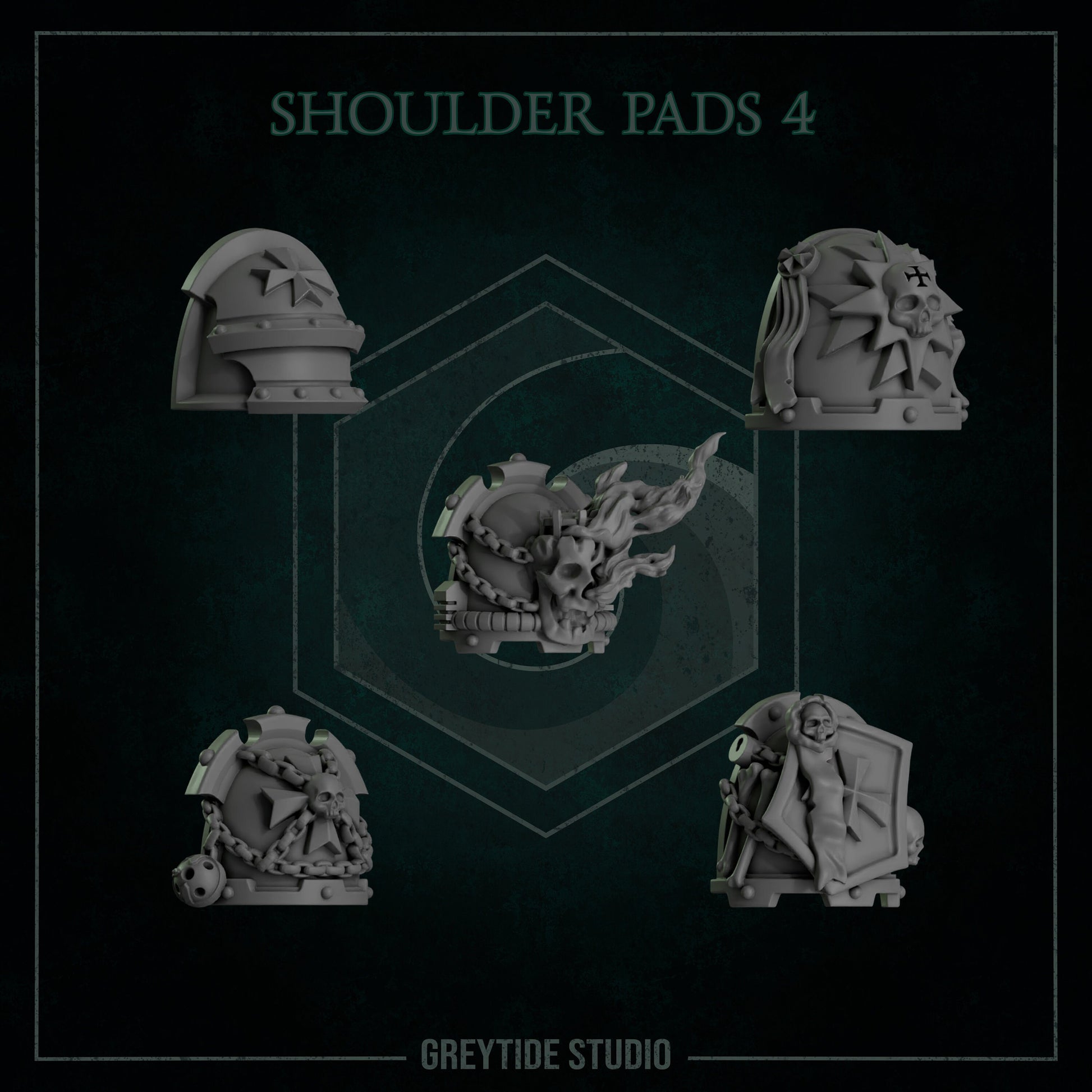 GreyTide Studios Shoulder Pads Pack (Custom Order)
