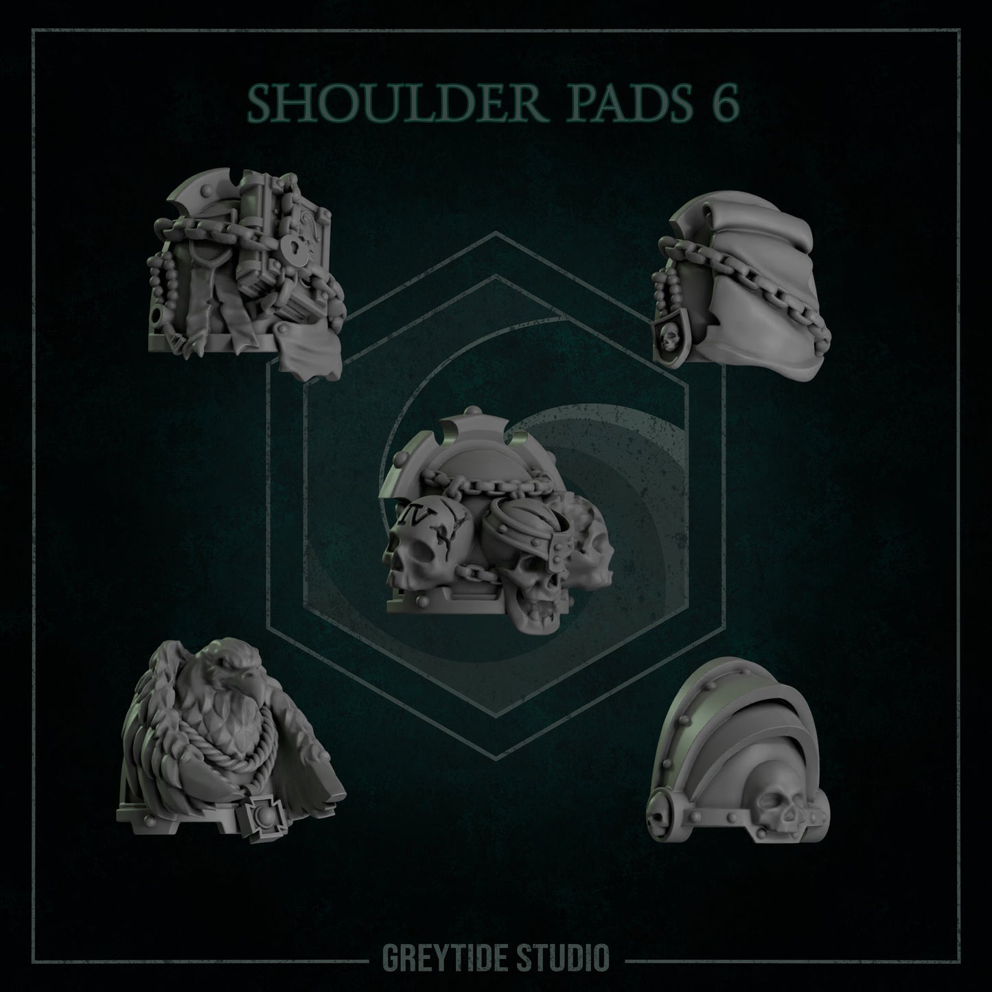 GreyTide Studios Shoulder Pads Pack (Custom Order)