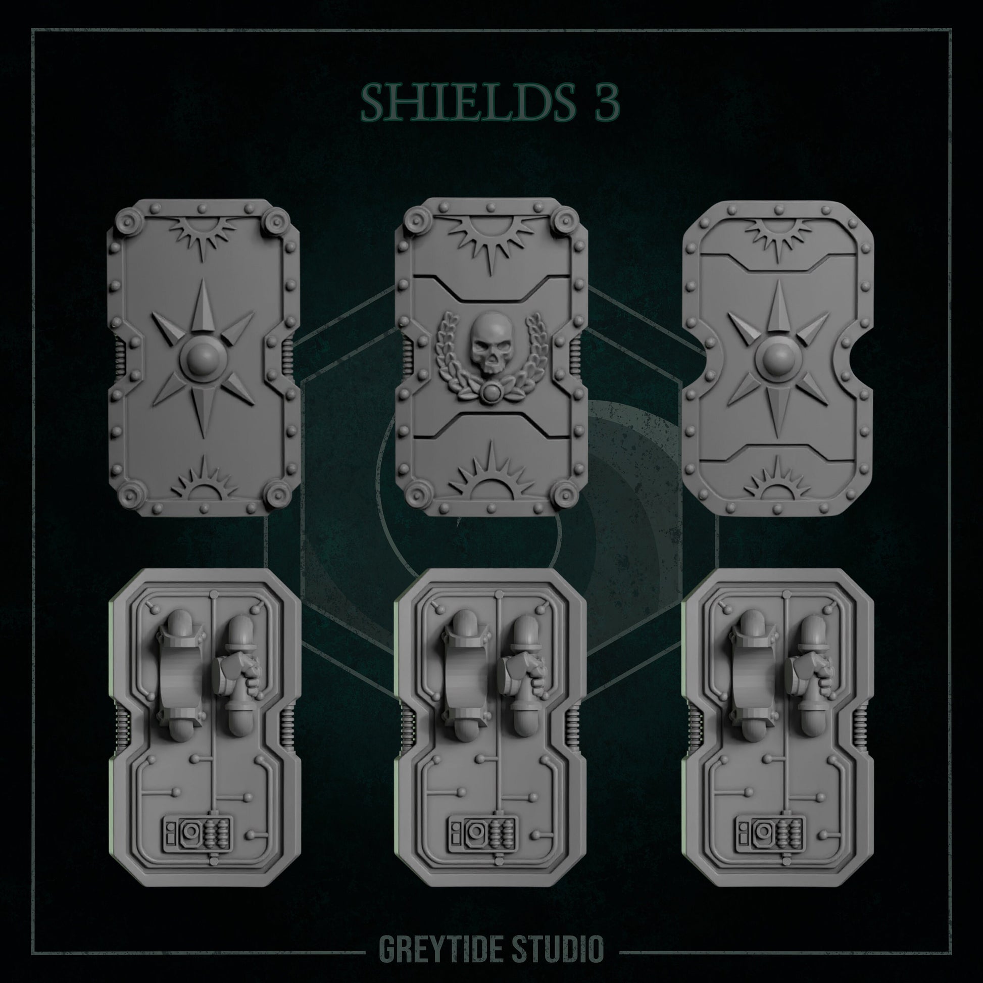 GreyTide Studios Shields Pack (Custom Order)