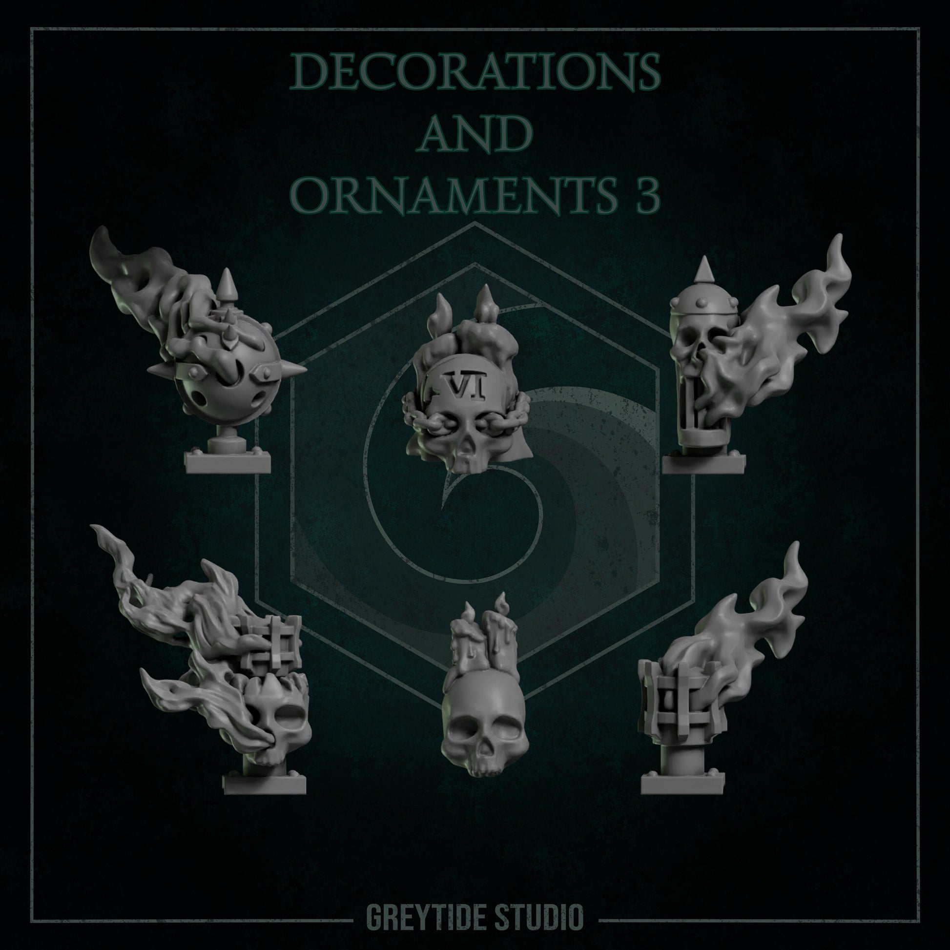 GreyTide Studios Decorations and Ornaments Pack (Custom Order)