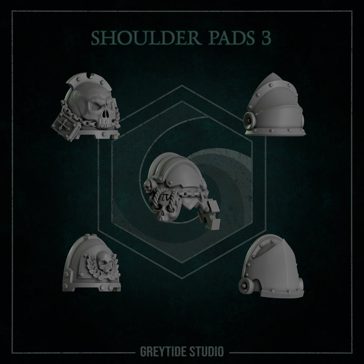 GreyTide Studios Shoulder Pads Pack (Custom Order)