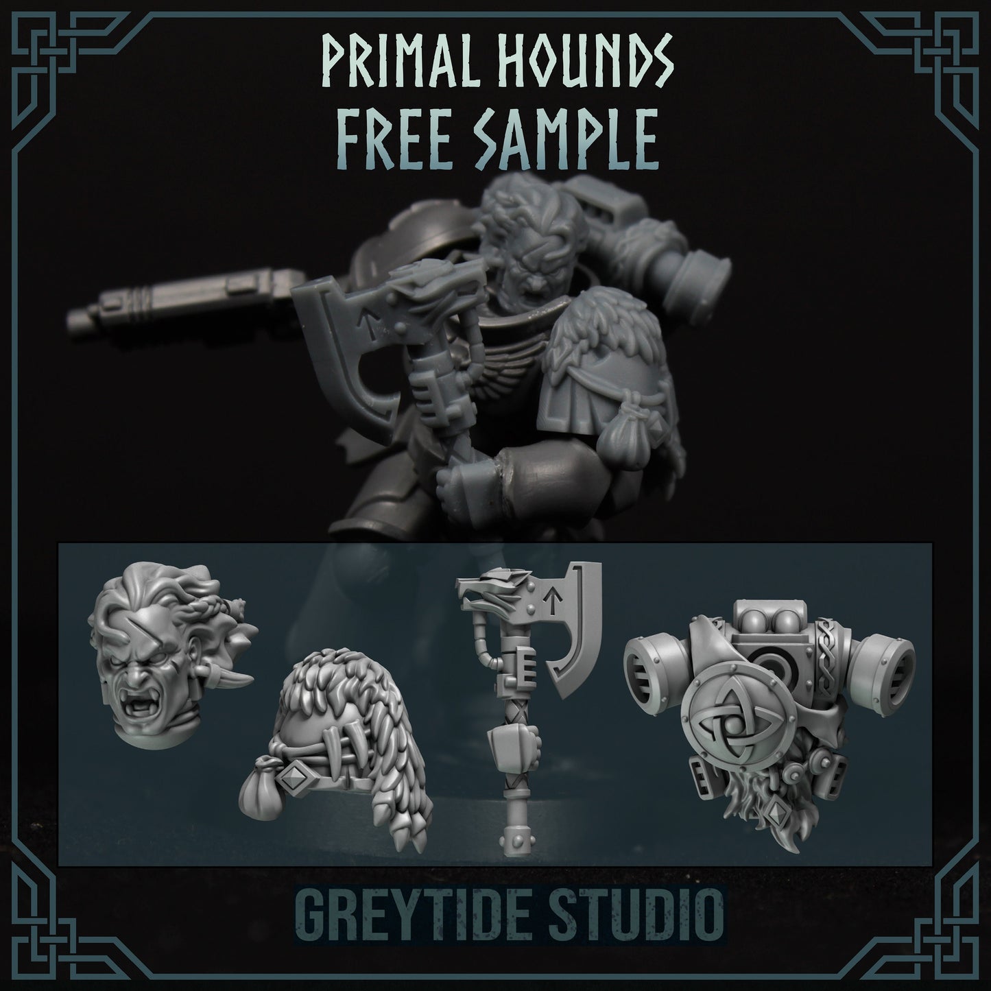 GreyTide Studios Primal Hounds Sample Pack (Custom Order)