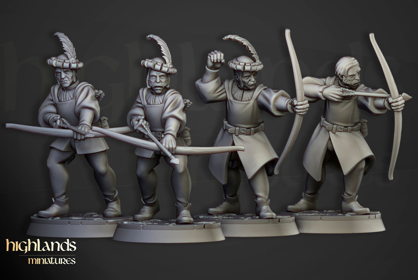 Sunland Bowmen Militia - Highland Miniatures (Custom Order)